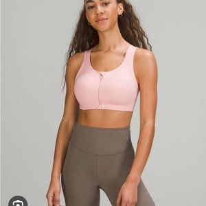 LULULEMON ENLITE FRONT-ZIP BRA HIGH SUPPORT  34C